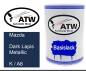 Preview: Mazda, Dark Lapis Metallic, K / A6: 500ml Lackdose, von ATW Autoteile West.